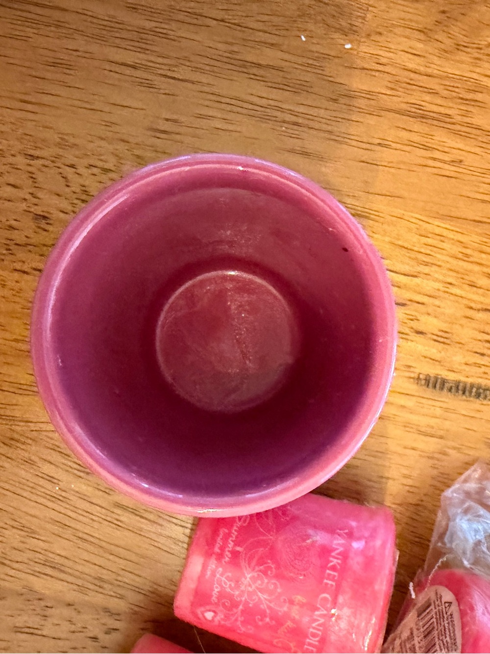 Yankee Candle First Kiss Summer Love Pink 4 pack of 1.75 oz Votives and Candle h - Picture 7 of 10
